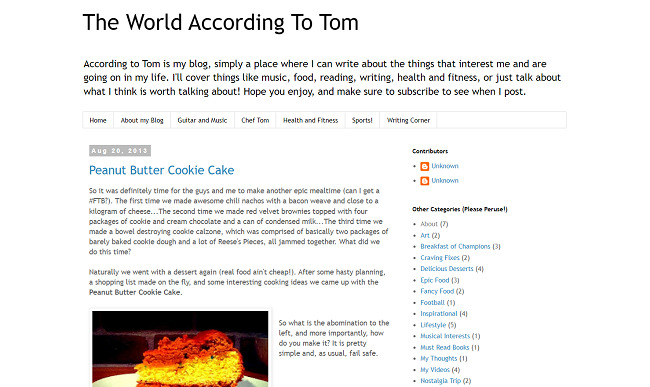 AccordingToTom Blog