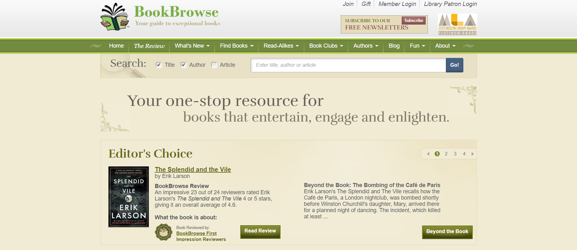 BookBrowse