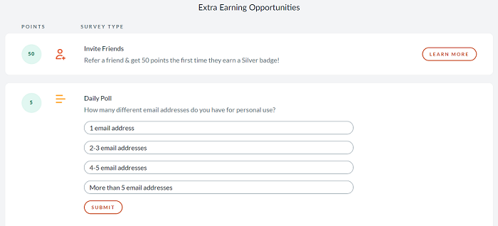 Branded Surveys Daily Poll