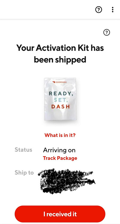 DoorDash-activation-kit-tracking