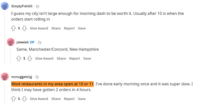 DoorDash-busy-mornings