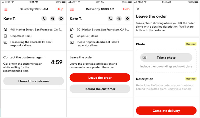 DoorDash-can't-reach-customer