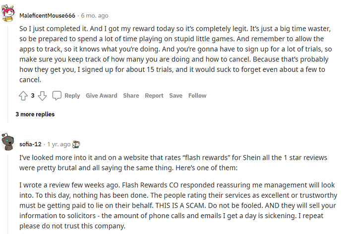Flash Rewards Reddit