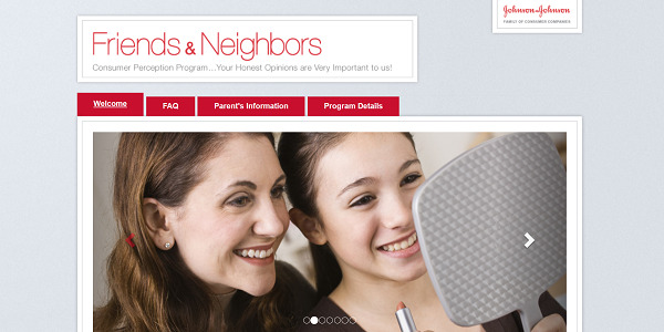 Johnson & Johnson Friends and Neighbors program