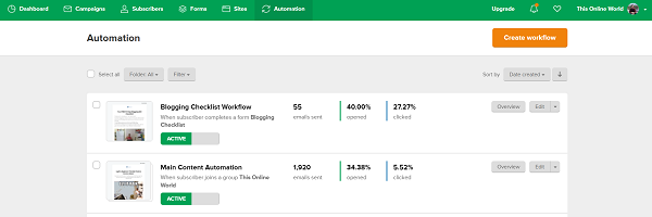 MailerLite Automation Flow