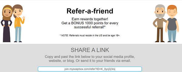 MySoapBox refer a friend