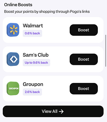 Pogo online boosts