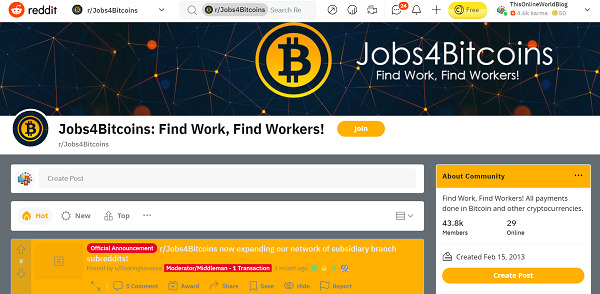 Reddit-jobsforbitcoin