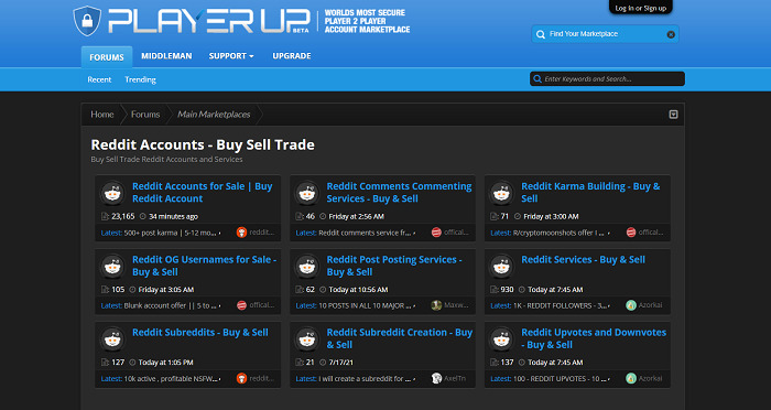 Sell-Reddit-Account