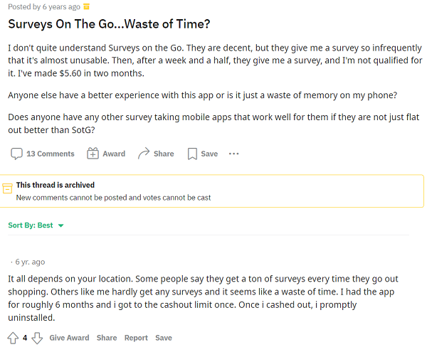 Surveys On The Go Reddit