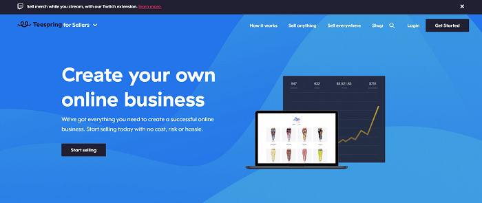 Teespring-make-money-selling