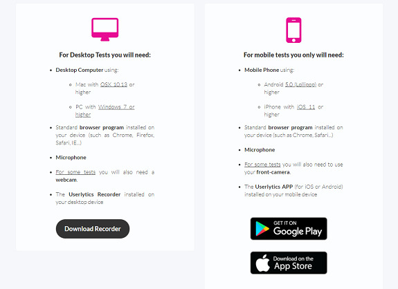 Userlytics-tester-requirements