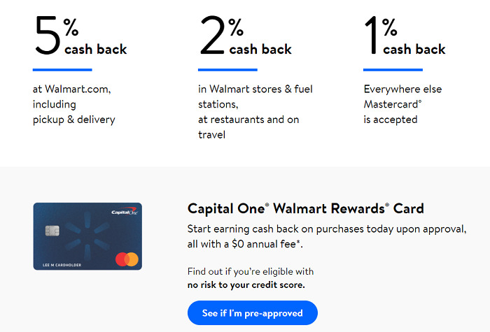 Walmart credit card