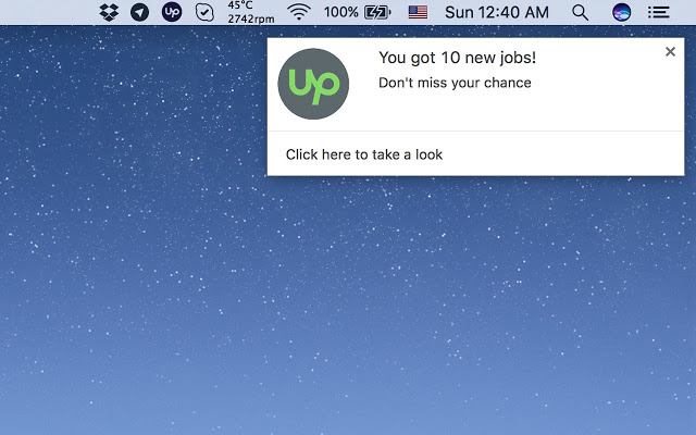 job-notification-Upwork