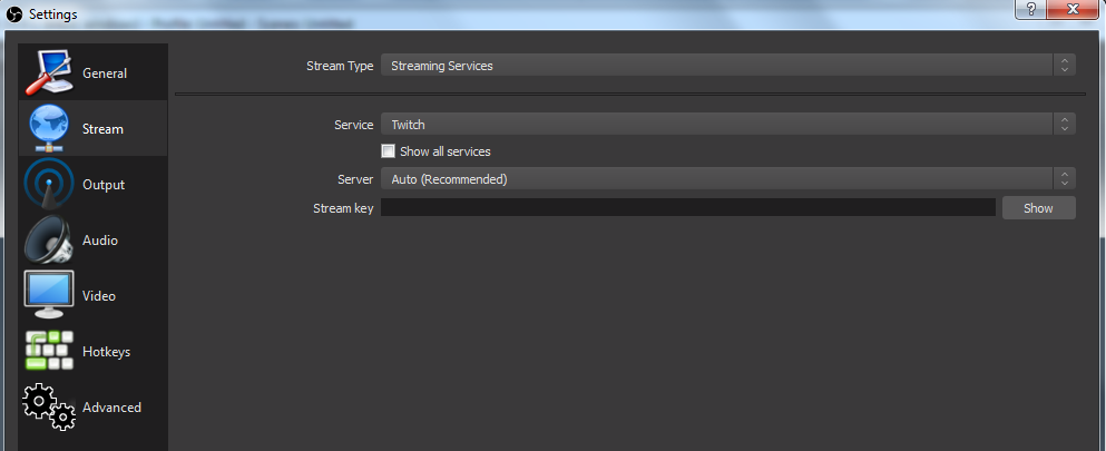 OBS Twitch Streaming