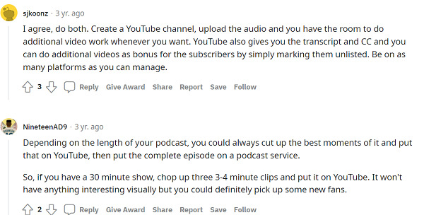 podcast-vs-YouTube-reddit